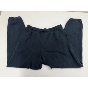 Fruit of the Loom Mens Sweatpants Size Unknown Black Jogger Drawstring